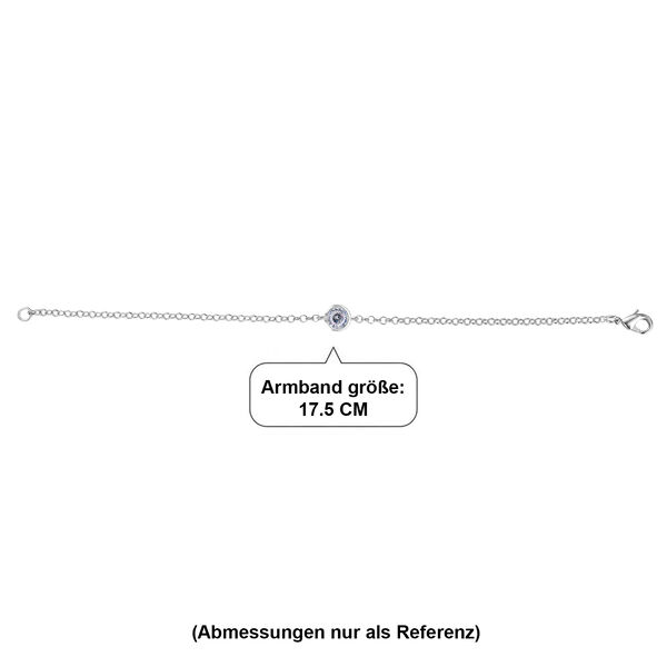 EVER TRUE 120 Facetten Moissanit Armband ca. 19 cm 316L Edelstahl ca. 0,97 ct. image number 5