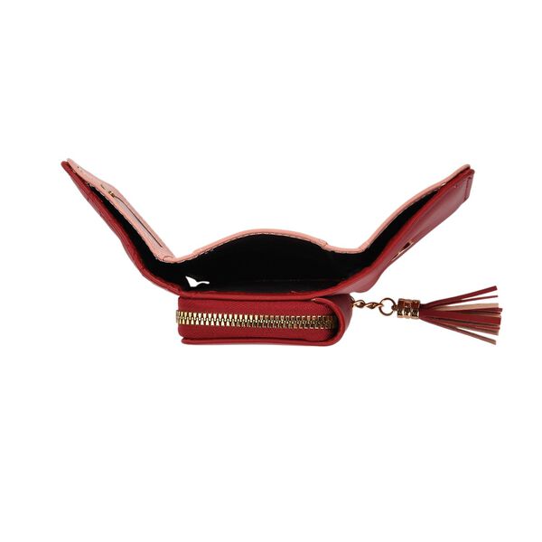 PU-Geldb&ouml;rse mit RFID-Schutz, 11x8x4cm, Rot image number 6