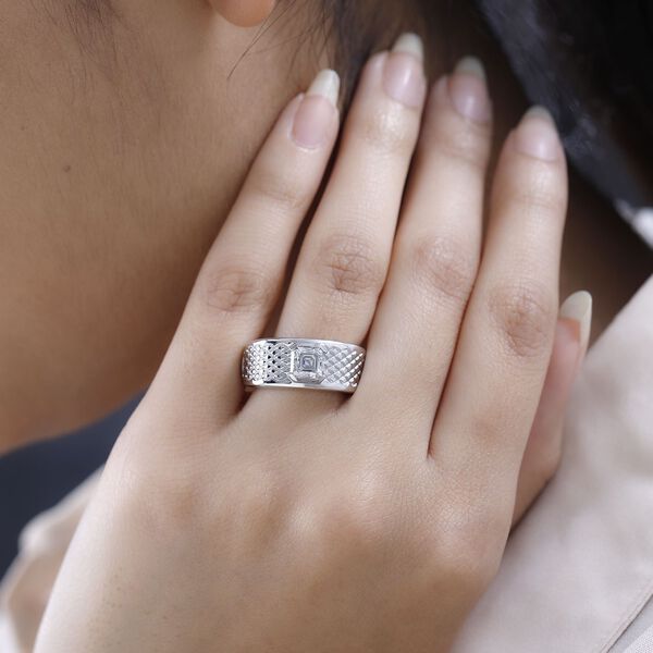 Moissanit Ring, ca. 1.16 ct image number 9