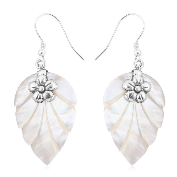 Royal Bali Kollektion - Perlmutt Ohrh&auml;nger 925 Silber&nbsp;