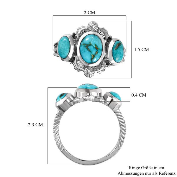 Sierra Nevada Türkis-Ring - 2,28 ct. image number 7