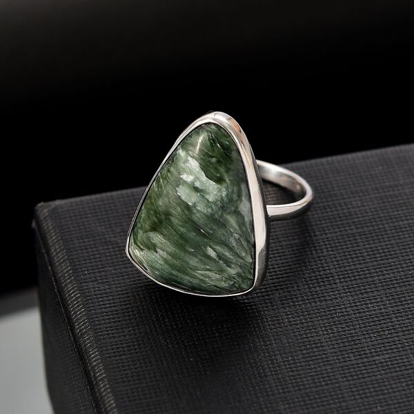 Sibirischer Seraphinit Ring - 16,35 ct. image number 1