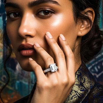 Lustro Stella wei&szlig;er Zirkonia Ring