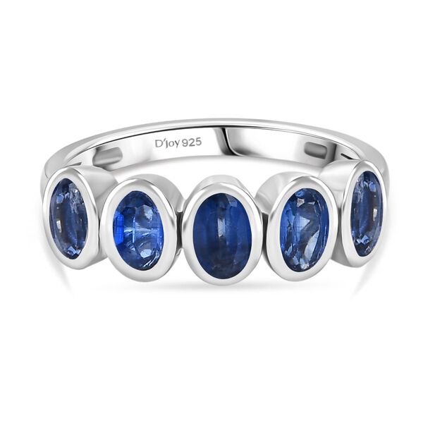 D'Joy Kyanit Ring 925 Silber platiniert (Gr&ouml;&szlig;e 17.00) ca. 1,63 ct