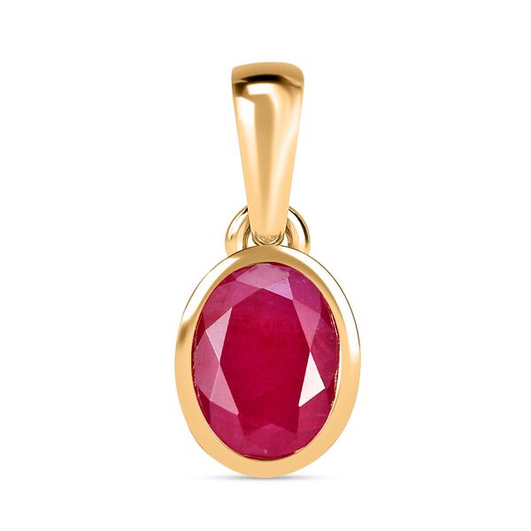 Montepuez Rubin Anh&auml;nger - 2,66 ct.