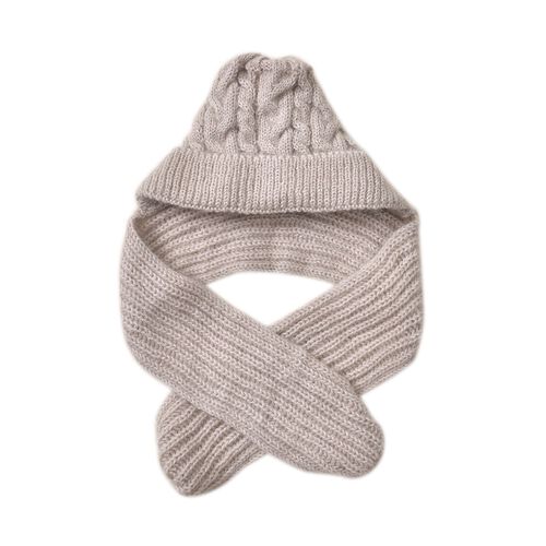 Set aus Mütze und Schal, beige image number 0