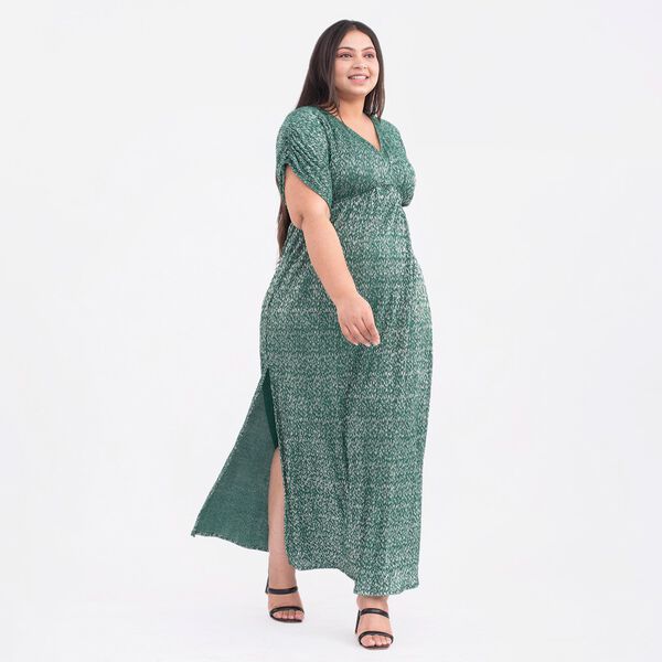 Tamsy - Plissee-Abendkleid, One Size, Gr&uuml;n image number 3