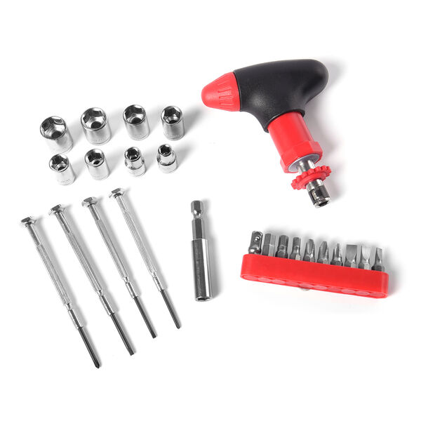 Werkzeugkasten mit Taschenlampe, AA - Batterien (nicht Inkl), Kasten, 24 teilig image number 7