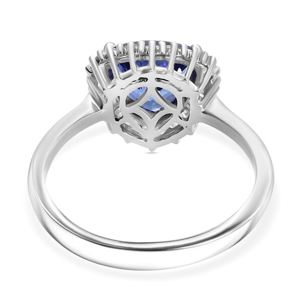 RHAPSODY AAAA Tansanit und VS Diamant Ring in 950 Platin - 2,04 ct. image number 7