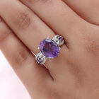 Lusaka Amethyst und Zirkon-Ring - 4,85 ct. image number 2