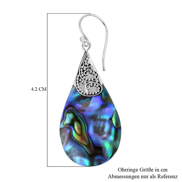 Royal Bali - Abalone Muschel Ohrringe 925 Silber image number 5