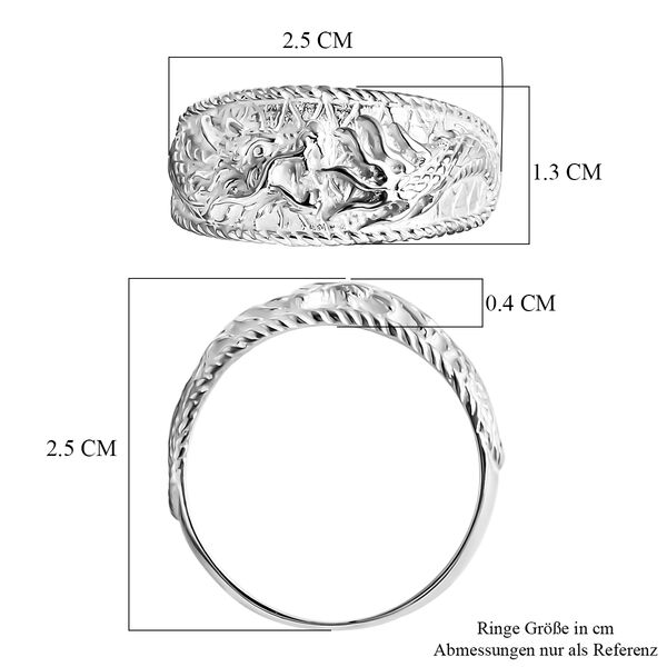 Royal Bali 925 Silber Ring (Gr&ouml;&szlig;e 17.00) ca. 7,92g image number 5