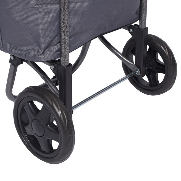 2-Rad-Einkaufstrolley, Grau image number 5