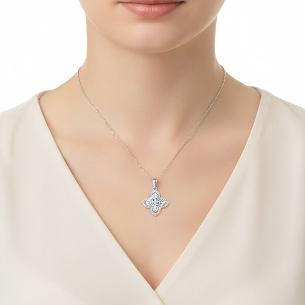 D'Joy Moissanit Schmuckset ca. 45 cm 925 Silber rhodiniert ca. 5,77 ct. image number 3