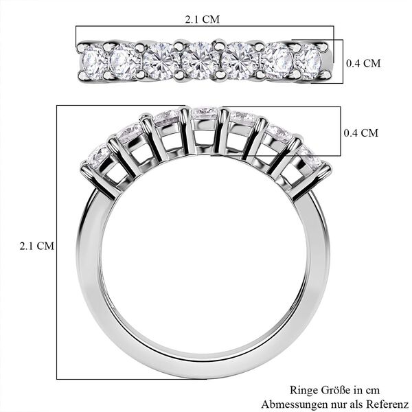 Moissanit Ring - 0,58 ct. image number 5