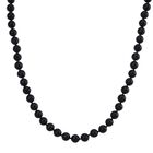 D'Joy Shungit Halskette ca. 50 cm 925 Silber vergoldet ca. 300.00 ct