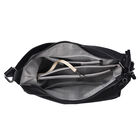 Handtasche aus 100% echtem Leder mit abnehmbarem Riemen, Schwarz  image number 5