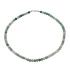 Erdbeer Quarz Halskette ca. 45 cm 925 Silber ca. 63.00 ct