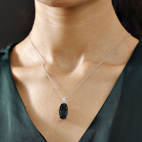 Alexandrit Triplett Quarz und Zirkon Anhänger - 9,65 ct. image number 3