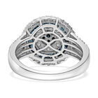 Blauer und weißer Diamant-Ring - 1,50 ct. image number 4