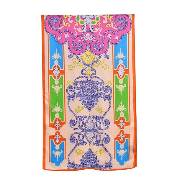 LA MAREY Signature Seidenschal aus 100% Maulbeerseide, 55 x 170 cm, Mehrfarbig image number 6