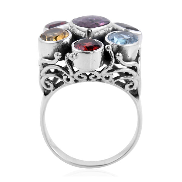 Royal Bali Kollektion - mehrfarbiger Edelstein-Ring - 11,99 ct. image number 5