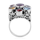 Royal Bali Kollektion - mehrfarbiger Edelstein-Ring, 925 Silber  ca. 11,99 ct image number 5