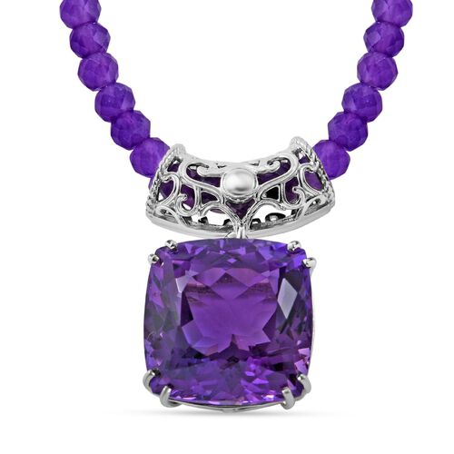 Afrikanisches Amethyst-Schmuckset - 73,33 ct. image number 0