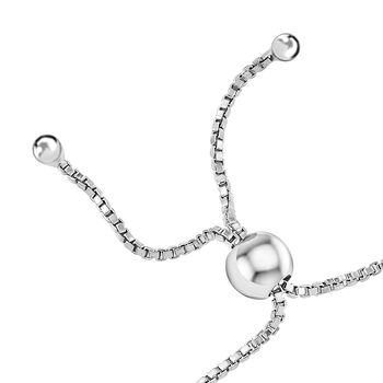 Masoala Saphir (Fissure gef&uuml;llt) Armband ca. 26.75 cm 925 Silber platiniert ca. 1.45 ct