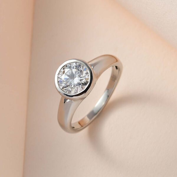 Moissanit Ring - 1,18 ct. image number 8