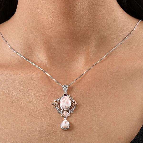 D&rsquo;joy AA Natrolith Anh&auml;nger 925 Silber ca. 7.50 ct image number 3