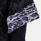 TAMSY Kimono mit Leoparden-Bordüre, Einheitsgröße, Schwarz image number 3