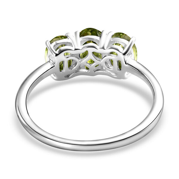 Peridot-Ring, 925 Silber  ca. 1,45 ct image number 5