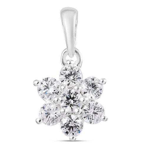 LUSTRO STELLA - feinster Zirkonia-Anhänger, 925 Silber ca. 1,08 ct image number 0