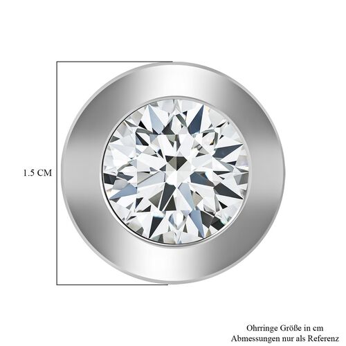 Moissanit Ohrringe - 3,51 ct. image number 4