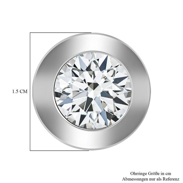 Moissanit Ohrringe - 3,51 ct. image number 4