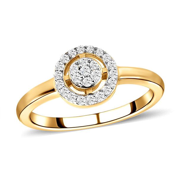 Diamant Halo Ring - 0,20 ct. image number 11