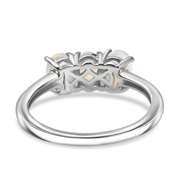 AA Natürlicher, äthiopischer Welo Opal Ring, 925 Silber rhodiniert - 0,93 ct. image number 6
