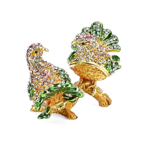 Zwei V&ouml;gel-Design Schmuckdose, 8x5cm, Mehrfarbig image number 4