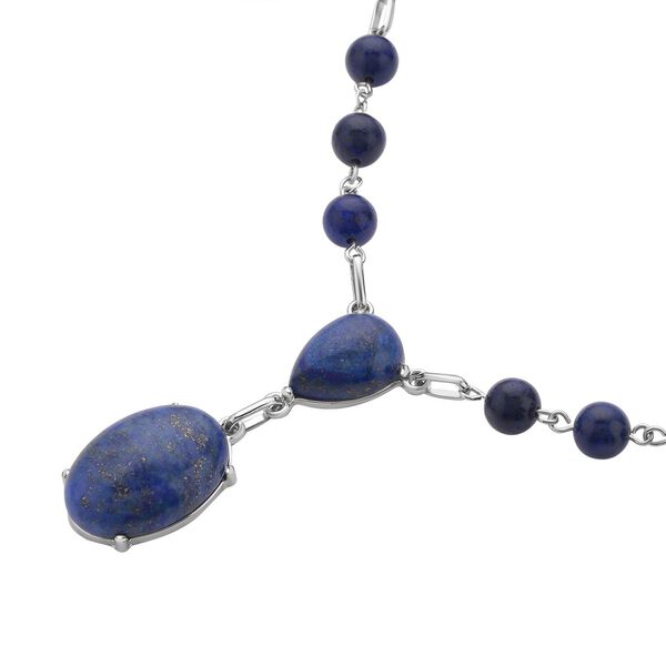 Lapislazuli Collier, ca. 45 cm, ca. 70,00 ct image number 3