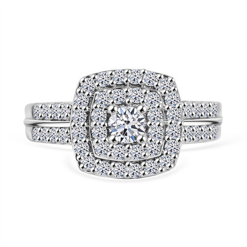 LUXURIANT DIAMOND- SI-GH Labor Diamant Ring in 417 Weißgold - 0,75 ct. image number 5