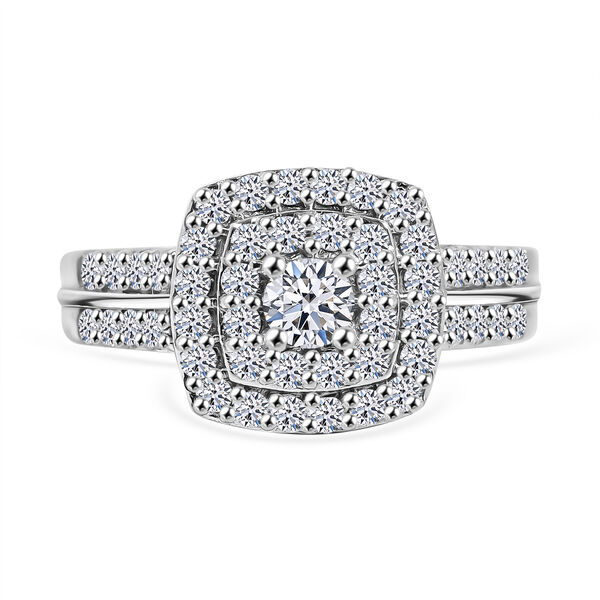 LUXURIANT SI-GH Labor Diamant Ring in 417 Wei&szlig;gold - 0,75 ct. image number 5