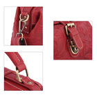 LA MAREY Crossbody Tasche aus 100% echtem Leder, Größe 21x11x18 cm, Burgunderrot image number 2