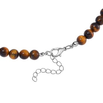 Tigerauge Halskette, 45 cm - 235 ct.