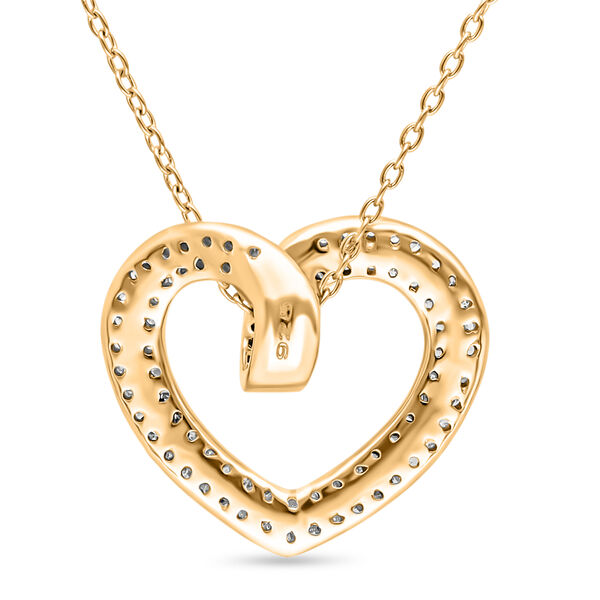 Diamant Anh&auml;nger mit Kette - 0,34 ct. image number 5