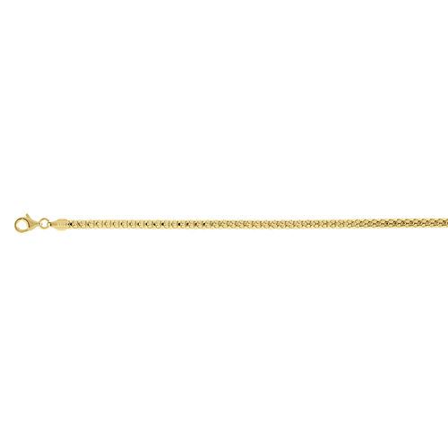 Coreana 50cm Kette in 925 Silber vergoldet image number 0