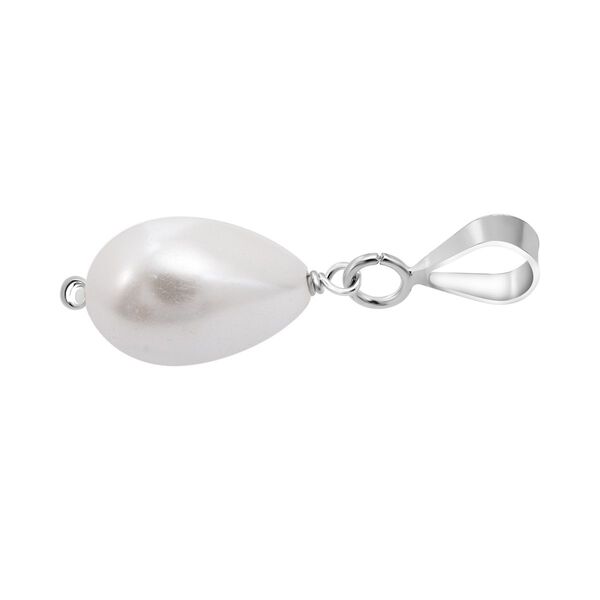 Weiße Muschelkernperle Anhänger - 5 ct. image number 3