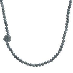 D'Joy nat&uuml;rliche Olmek Jadeit 50cm Halskette - 170 ct.