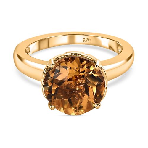 Citrin Solitär Ring - 3,70 ct. image number 0