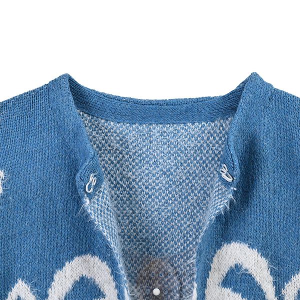 Kuscheliger Winter-Cardigan mit 2 Taschen, Einheitsgröße, blau image number 4